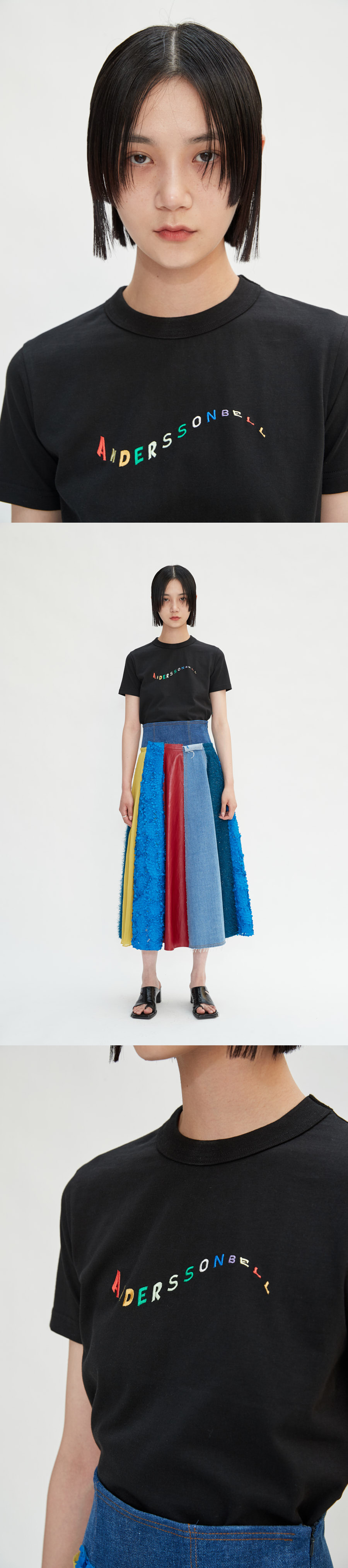 ANDERSSON BELL FOR WOMEN [23S/S] (ESSENTIAL) (WOMEN) RAINBOW FLOW T ...